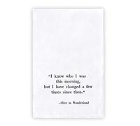 Santa Barbara Design Studio Dish Towel Face-to-Face Designs Ultra-Absorbent Thirsty Boy Towels, 30" x 30", Alice in Wonderland