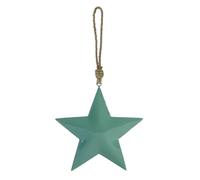 Santa Barbara Design Studio Enameled Metal Star Ornament, Green, 8"