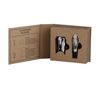 Santa Barbara Design Studio Gift Set Drinking Essentials Lili + Delilah Kraft Cardboard Book Gift Box, 2-Pieces, Champagne Please
