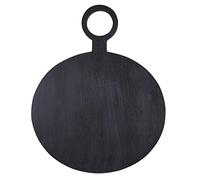 Santa Barbara Design Studio L5746 Table Sugar Mango Wood Round Charcuterie Board, Black