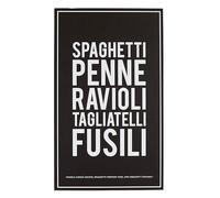 Santa Barbara Design Studio L6686 Tools Table Sugar Collection Cardboard Book Gift Set, Stainless Steel Wood, Pasta Essentials