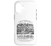 Santa Barbara: Where Mountains Meet Ocean and History Case for iPhone 16