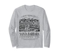 Santa Barbara: Where Mountains Meet Ocean and History Long Sleeve T-Shirt