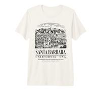 Santa Barbara: Where Mountains Meet Ocean and History Premium T-Shirt