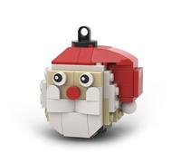 Santa Bauble | Instructions Inc | Made with Genuine LEGO Bricks