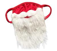 Santa Bear Realstic Thick White Beard Size Flexible Elastic Band for Children Adult Disposable