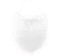 Santa Beard Funny Christmas Beard Costume White Fake Beard Accessories for s Adults Convenient handled