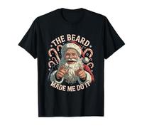 Santa Beard Humor Christmas Candy Canes T-Shirt