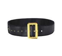 Santa Belt Wide Waist Belt For Stage Performances Halloween Fancy Dress Christmas Men Christmas Costume Accessories Women Men For Dress Black