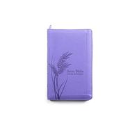 Santa Biblia de Promesas Reina Valera 1960 / Tamaño Manual / Letra Grande / Piel Especial Con Índice Y Cierre / Lavanda // Spanish Promise Bible Rvr60 ... RVR 1960 Pocket Size, Lavender, Zipper