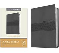 Santa Biblia Ntv, Edición Manual, Letra Gigante (Letra Roja, Sentipiel, Gris): Ntv, Edición Manual, Letra Roja, Sentipiel, Gris