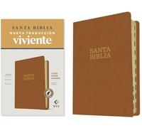 Santa Biblia NTV, Letra Súper Gigante (Letra Roja, Sentipiel, Café, Índice): Nueva Traducción Viviente, SentiPiel Cafe Claro: Nueva Traducción Viviente, SentiPiel Cafe Claro