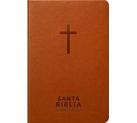 Santa Biblia Reina-Valera 1960 - Visual con mapas mentales (SentiPiel, Caf , Letra Roja)