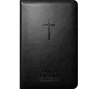 Santa Biblia Reina-Valera 1960 - Visual con mapas mentales (SentiPiel, Negro, Letra Roja)