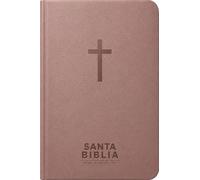 Santa Biblia Reina-Valera 1960 - Visual con mapas mentales (SentiPiel, Rosa, Letra Roja)