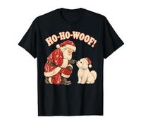 Santa Bichon Frise Retro Christmas Dog Ho Ho Woof Value Graphic T-Shirt