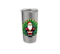 Santa Bird Bouquet Stainless Steel Insulated Tumbler