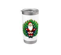Santa Bird Bouquet Stainless Steel Insulated Tumbler