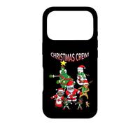 Santa Black African American Christmas Crew Flossing Floss Case for iPhone 17 Pro