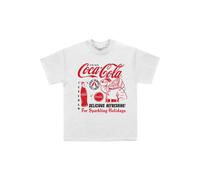 Santa Bottle T-Shirt Coca-Cola White XXL