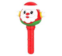 Santa Bubble Blower 3-Mode Electric Automatic Colorful Light Up | Santa Wand Bubble Machine Maker for School, Classroom, Beach, Garden, Yard, Pool, Playground, Bathroom, Backyard
