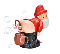 Santa Bubble Blowing Machine, 2025 New Funny Christmas Automatic Bubble Music, with and Lights Flash