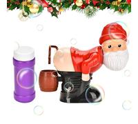 Santa Bubbles Butt Machine, Automatic Bubbles Blowing Machine Santa Toys, Funny Fart Machine with Music & Flashing Lights, Bubbling Blower for Outdoor & Indoor Activity