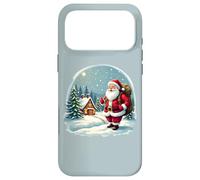 Santa Cabin in Snowy Christmas Night Case for iPhone 17 Pro Max