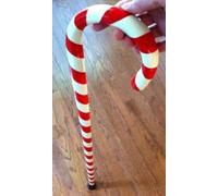 Santa Canes Walking Sticks Candy Cane Walking Cane Perfect, Brass Finish, Walking Stick for Christmas