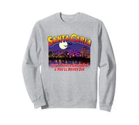 SANTA CARLA pier CA tourist pop culture bats moon vampires Sweatshirt