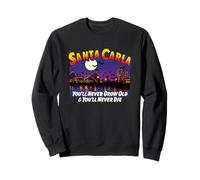 SANTA CARLA pier CA tourist pop culture bats moon vampires Sweatshirt