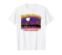 Santa Carla pier CA Tourist pop Culture Bats Moon Vampires T-Shirt