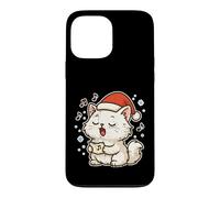 Santa Cat Singing Carols Case for iPhone 13 Pro Max