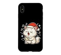 Santa Cat Singing Carols Case for iPhone XS Max