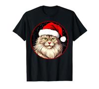 Santa Cat Value Graphic T-Shirt