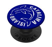 Santa Catalina Island California Dolphin SoCal West Coast PopSockets Adhesive PopGrip