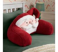Santa Character Kids Cuddle Cushion Teddy Fleece Reading Pillow OHS Red One Size