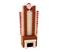 Santa Chimney Advent Calendar 25 Days, Christmas Countdown Decoration, 2026 New Santa Down The Chimney Countdown Advent Calendar, Claus in Fireplace Holiday Decor with Sliding Design (1 PCS)