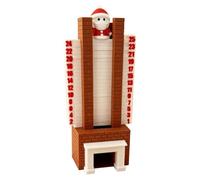 Santa Chimney Advent Calendars 2025 | Santas in Fireplace Advent Calendars | 24 Day Santa Chimney Ornament Christmas Countdown Calendar 2025 | Santas Coming Down Stairs Countdown Christmas Decorations
