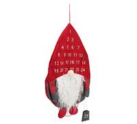 Santa Christmas Countdown Calendar, Reusable Christmas Calendar with Cute Santa Design, Exquisite Craftsmanship Non - Woven Wall Decor for Home Office Holiday Party