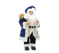 Santa Christmas Decoration Blue & White - 60cm