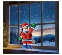 Santa Christmas Infinity Mirror Light Decoration LED Xmas Light 60cm