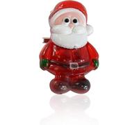 Santa Christmas LED Flashing Brooch Santa - Xmas Lapel Pins Lighted Glowing Brooches Gift Costume Dress Up Props Holiday Jewelry Decor Backpacks Jean Birthday