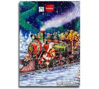 Santa Christmas Train Advent Calendar with Chocolate, Chocolate Christmas Calendar