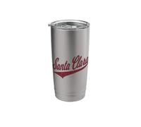 Santa Clara Varsity Script Classic Sports Jersey Style Stainless Steel Insulated Tumbler