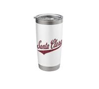 Santa Clara Varsity Script Classic Sports Jersey Style Stainless Steel Insulated Tumbler