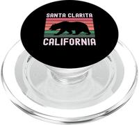 Santa Clarita California Bear Retro 661 Santa Clara River PopSockets PopGrip for MagSafe