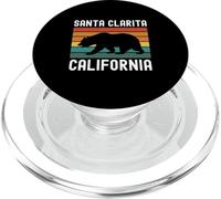 Santa Clarita California Bear Retro 661 Santa Clara River PopSockets PopGrip for MagSafe