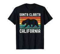 Santa Clarita California Bear Retro 661 Santa Clara River T-Shirt