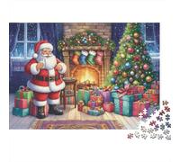 Santa Claus 1000 Piece Jigsaw Puzzle,Educational Toy,Impossible Challenge,Adults & Kids 14+,Premium Cardboard,Home Wall Decor,Gift Idea,Stress Relief 70x50cm
